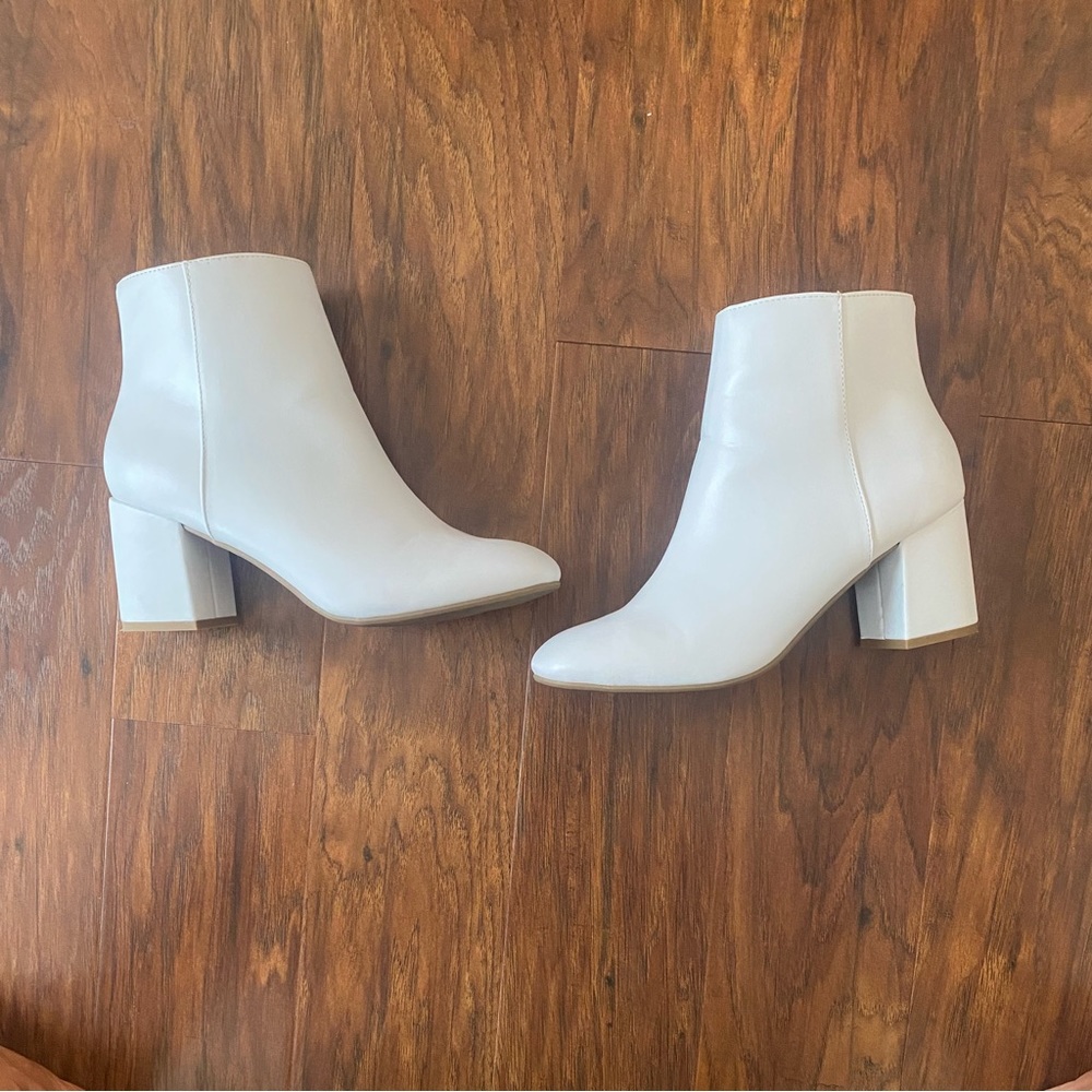 White booties